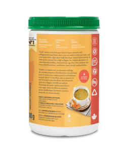 Chicken Bone Broth Protein Powder - Turmeric - Organika Health Products