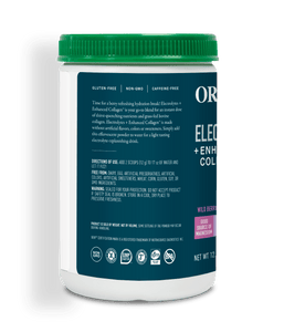 Electrolytes + Enhanced Collagen - Wild Berry (USA) - 12.7 oz / 360 g - Organika Health Products