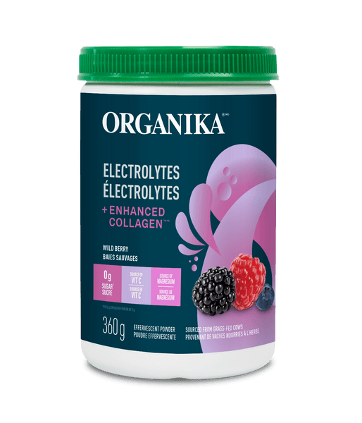 Electrolytes + Enhanced Collagen™ - Wild Berry - Wild Berry - Organika Health Products