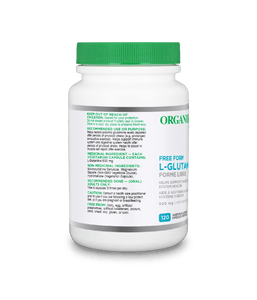 Free-Form L-Glutamine Capsules - 500 mg / 120 capsules - Organika Health Products