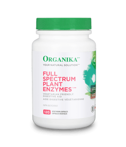 Full Spectrum Plant Enzymes - 120 vcaps - Organika Health Products