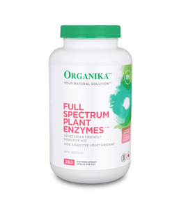 Full Spectrum Plant Enzymes - 260 vcaps - Organika Health Products
