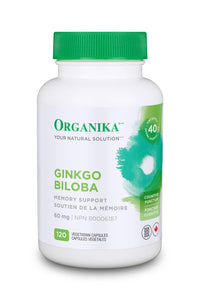 Ginkgo Biloba - 120 VCAPS - Organika Health Products