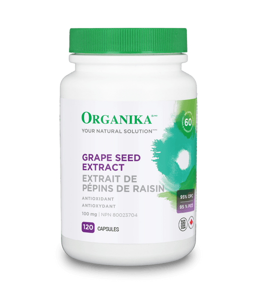Grape Seed Extract - 120 capsules - Organika Health Products