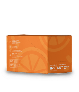 Instant C Effervescent with Stevia - Orange - Box Pack (8 tubes) - Organika Health Products