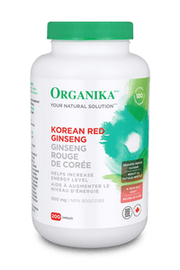 Korean Red Ginseng - 200 Caps - Organika Health Products