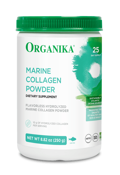 Marine Collagen Powder (USA) - 8.82 oz / 250 g - Organika Health Products