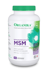 MSM (Methylsulfonylmethane) - 180 Vcaps - Organika Health Products