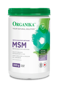 MSM (Methylsulfonylmethane) - 300g Powder - Organika Health Products