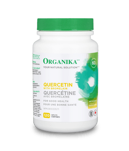 Quercetin with Bromelain - 120 caps - Organika Health Products