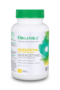 Quercetin with Bromelain - 120 caps - Organika Health Products