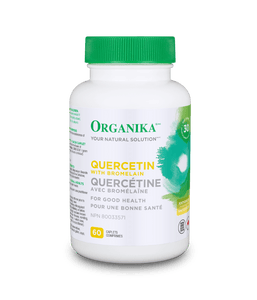 Quercetin with Bromelain - 60 caps - Organika Health Products