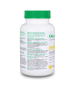 Quercetin with Bromelain - 60 caps - Organika Health Products