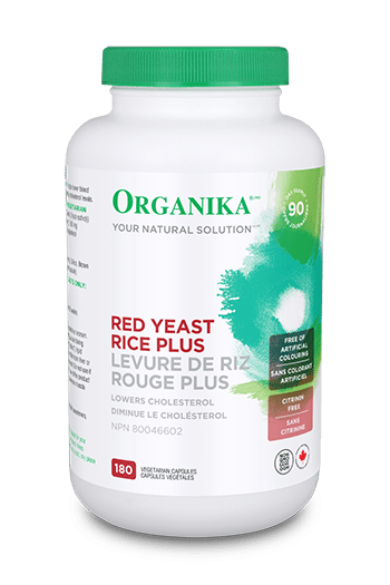 Red Yeast Rice Plus - 180 Caps - Organika Health Products