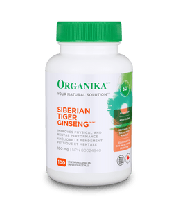 Siberian Tiger Ginseng - 100 mg/100 vcaps - Organika Health Products