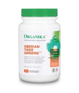 Siberian Tiger Ginseng - 200 mg/100 vcaps - Organika Health Products