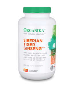 Siberian Tiger Ginseng - 200 mg/200 vcaps - Organika Health Products