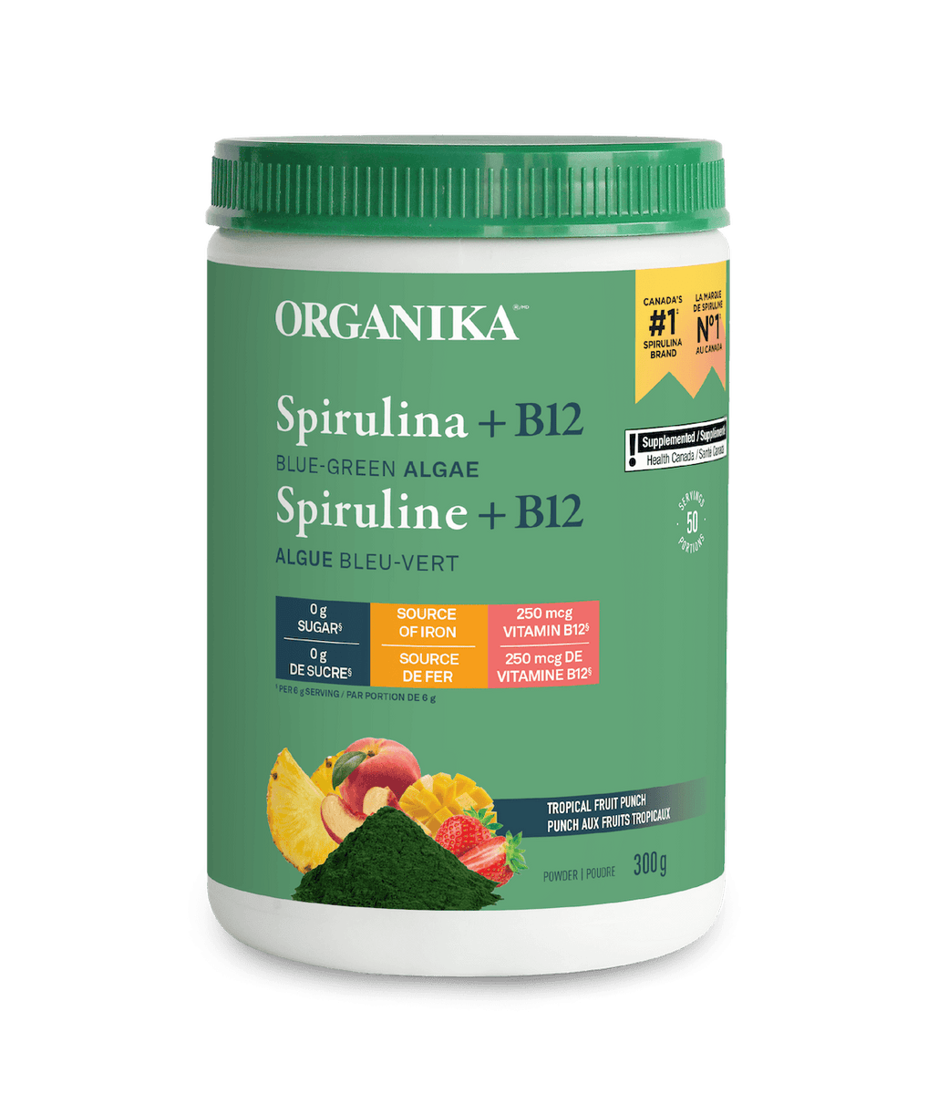 Spirulina + B12 | Organika Health Products