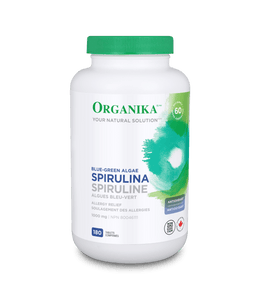 Spirulina Tablets - 1000 mg/180 tabs - Organika Health Products