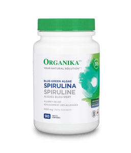 Spirulina Tablets - 1000 mg/90 tabs - Organika Health Products
